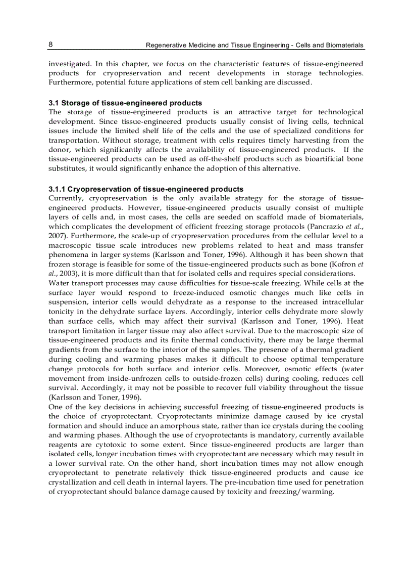 image for page Regenerative Medicine and Tissue Engineering Cells and Biomaterials