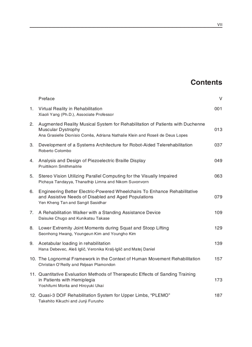 image for page Rehabilitation Engineering