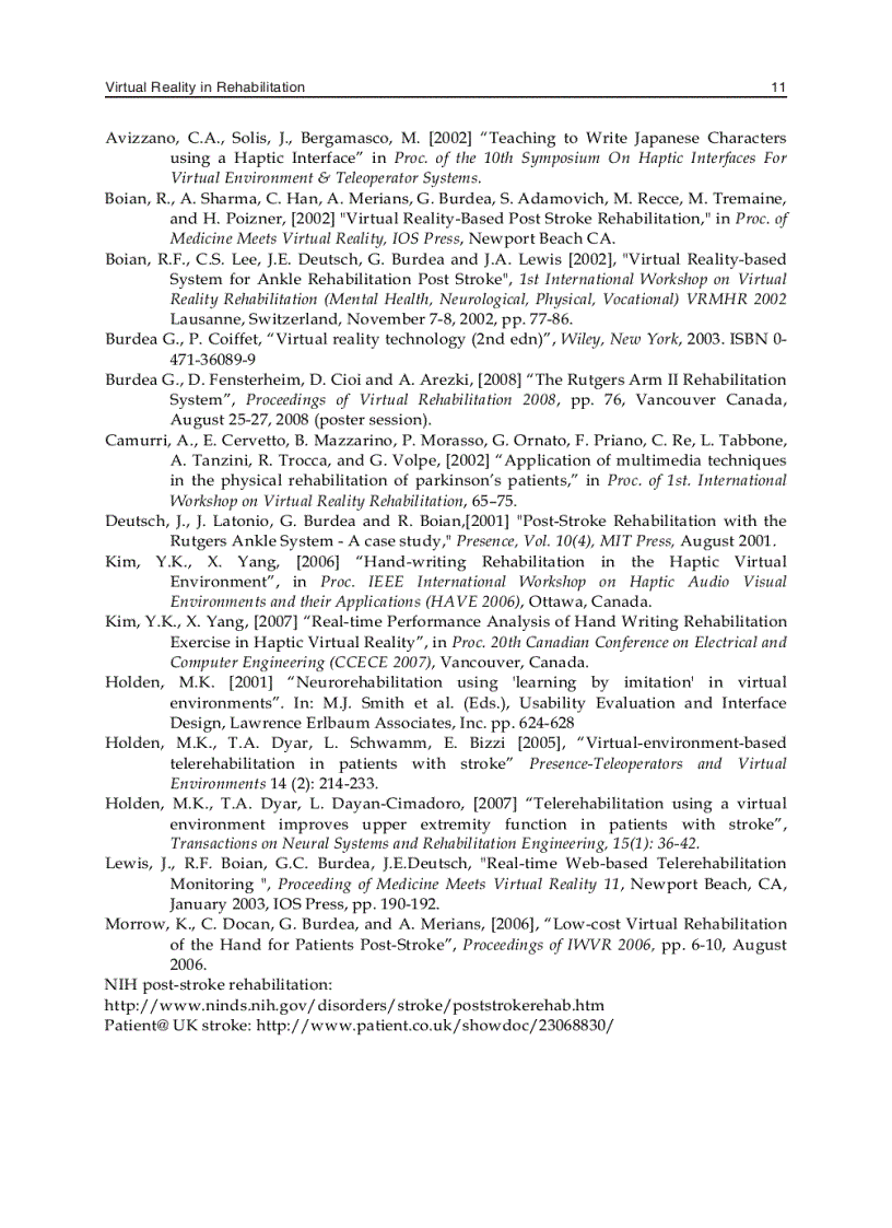 image for page Rehabilitation Engineering