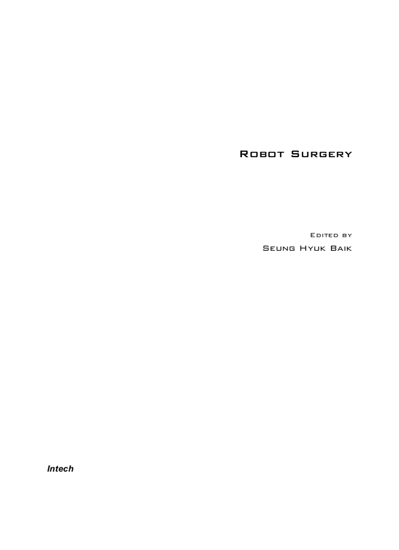 image for page Robot Surgery