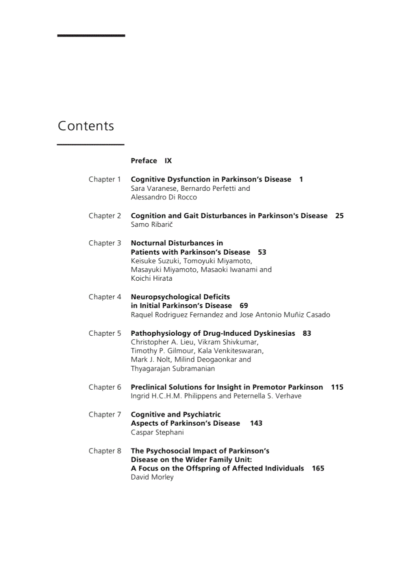 image for page Symptoms of Parkinson s Disease