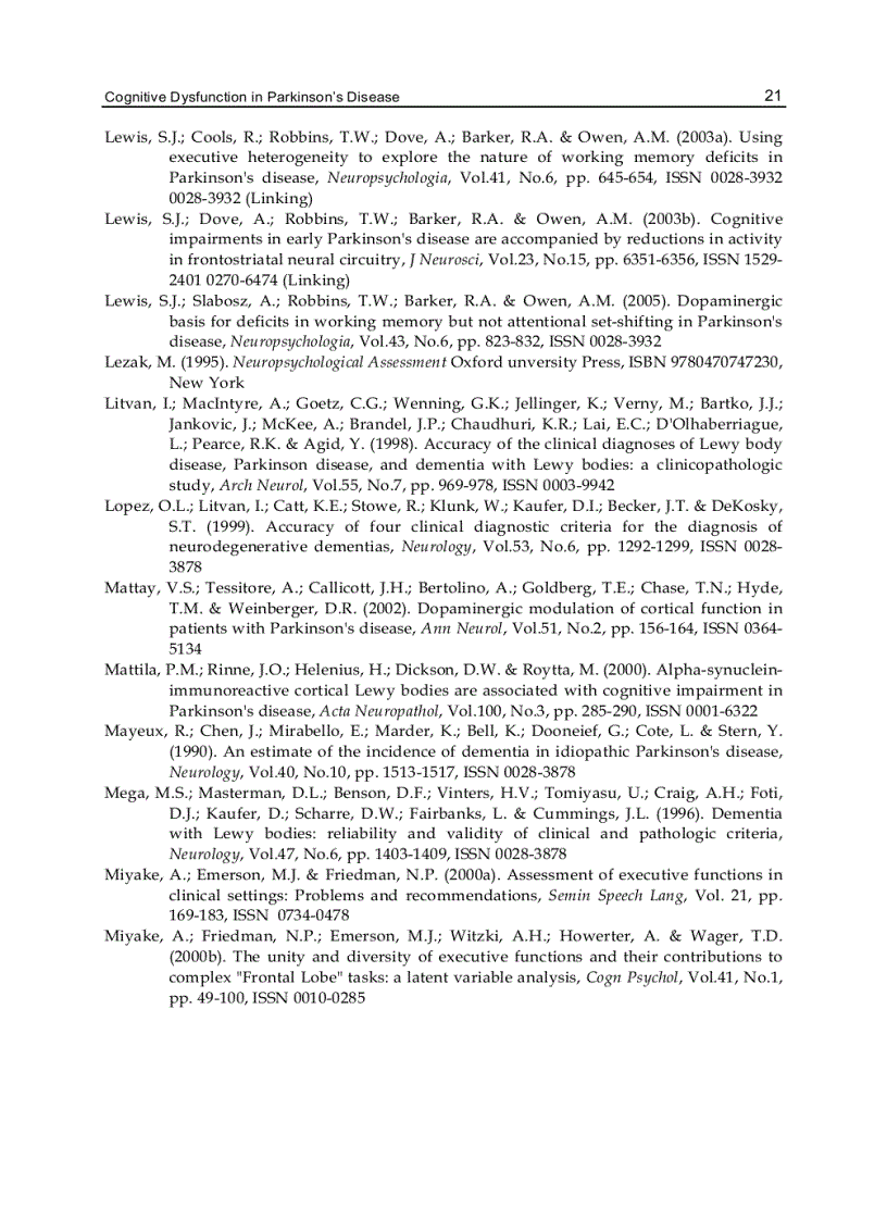 image for page Symptoms of Parkinson s Disease