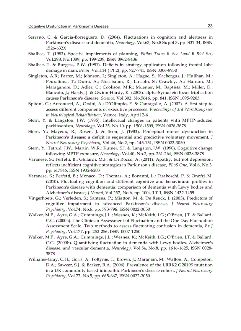 image for page Symptoms of Parkinson s Disease
