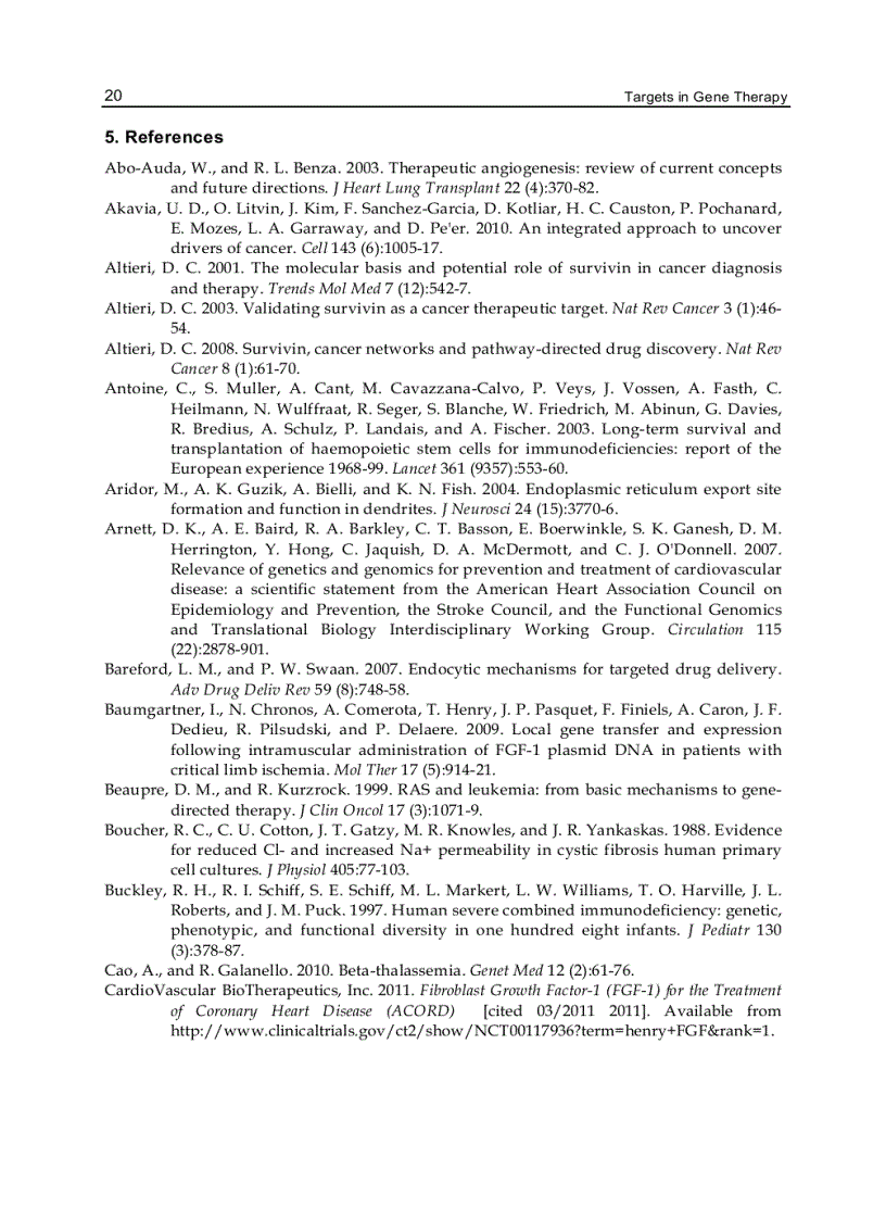 image for page Targets in Gene Therapy