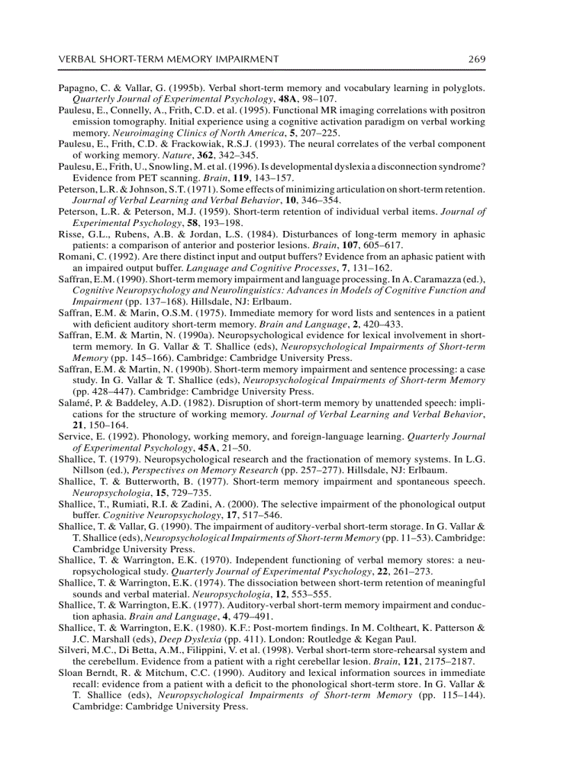 image for page The Handbook of Memory Disorders 2nd Edition