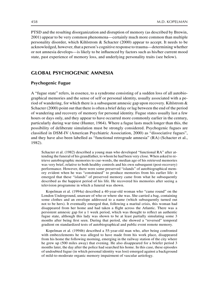 image for page The Handbook of Memory Disorders 2nd Edition