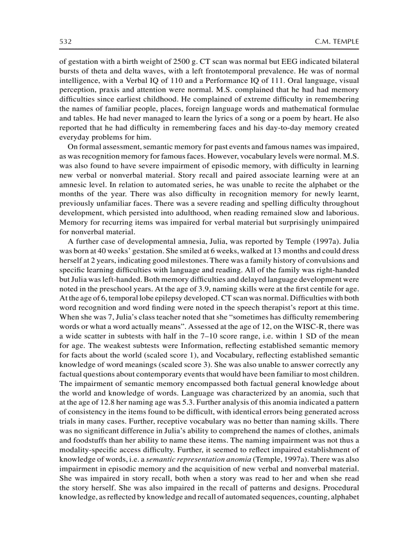 image for page The Handbook of Memory Disorders 2nd Edition