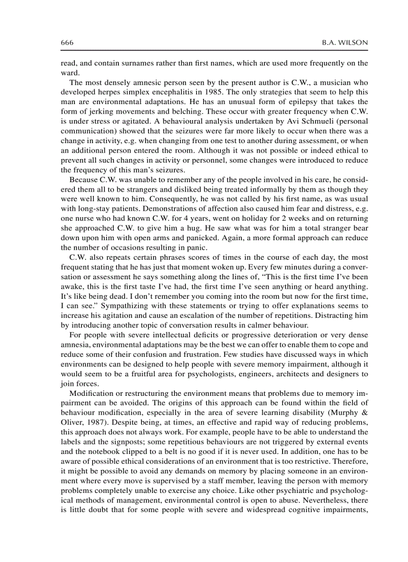 image for page The Handbook of Memory Disorders 2nd Edition