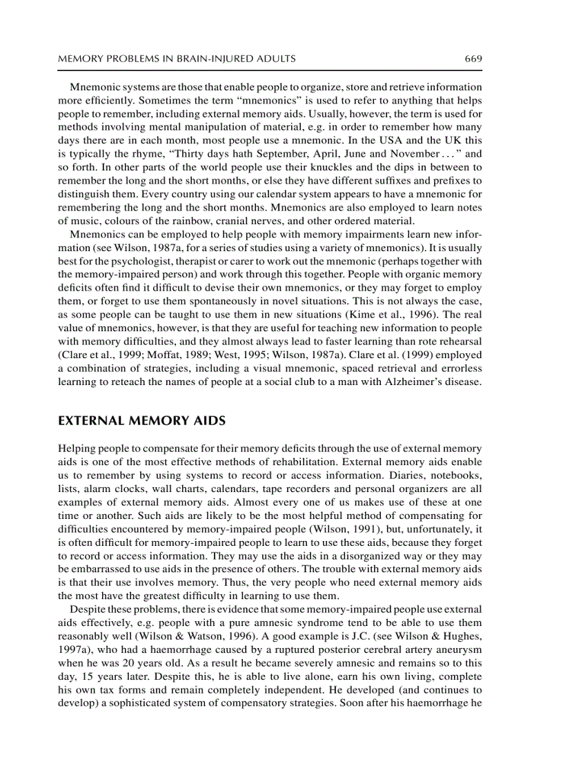 image for page The Handbook of Memory Disorders 2nd Edition