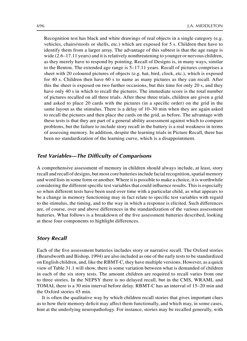 image for page The Handbook of Memory Disorders 2nd Edition