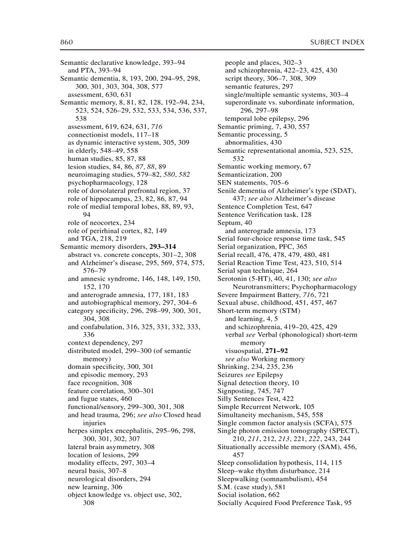 image for page The Handbook of Memory Disorders 2nd Edition