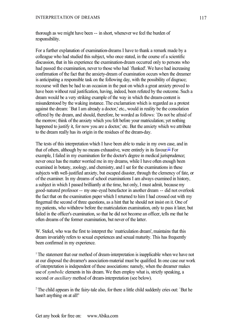 image for page The Interpretation of Dreams