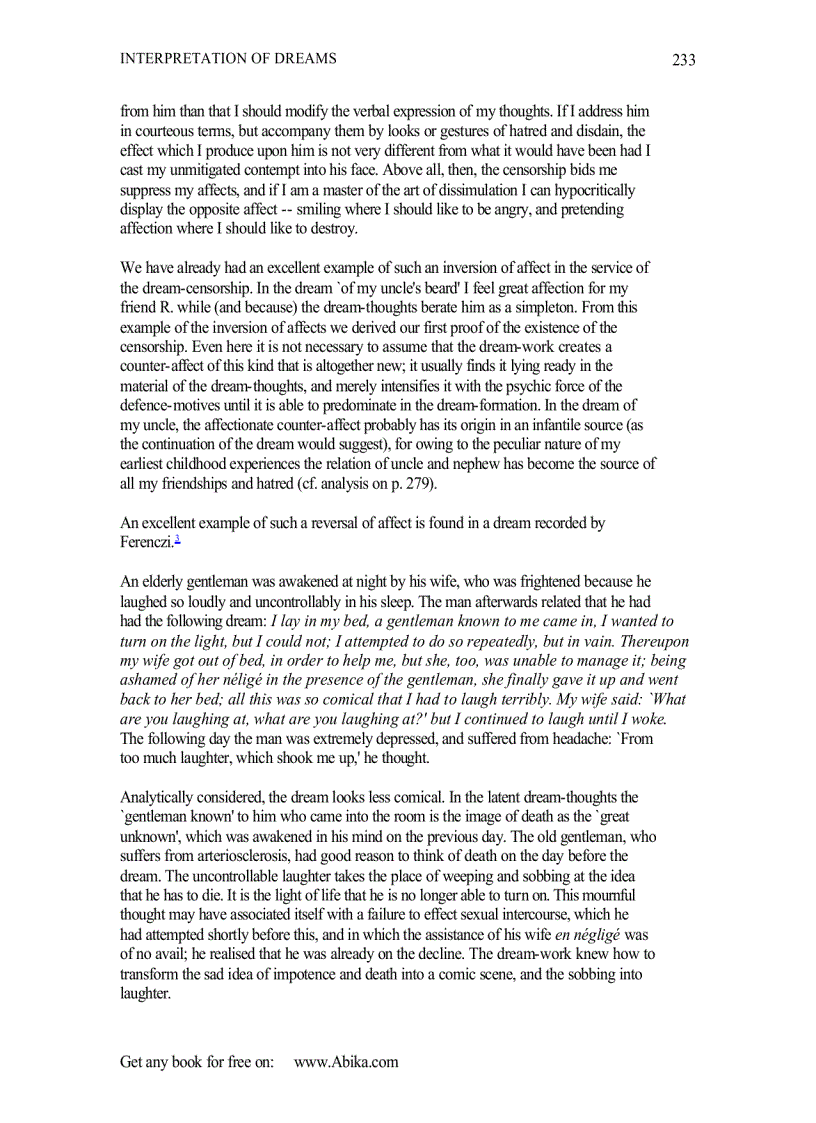 image for page The Interpretation of Dreams