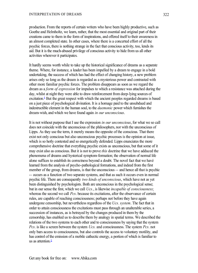 image for page The Interpretation of Dreams