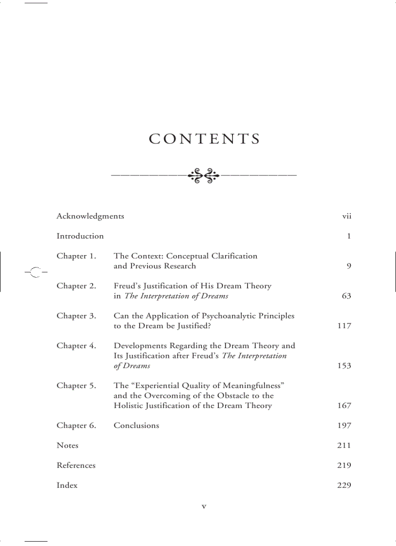 image for page The Meaning of the Dream in Psychoanalysis