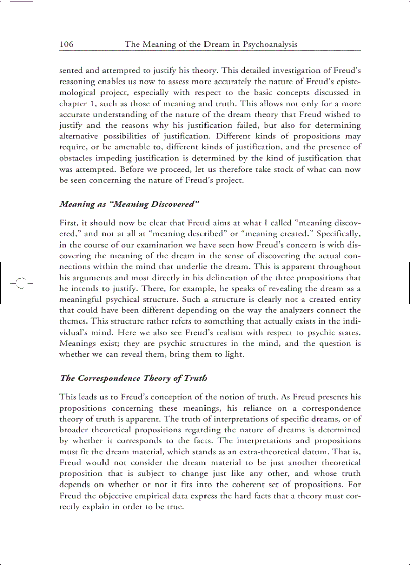 image for page The Meaning of the Dream in Psychoanalysis