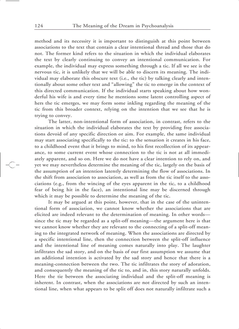 image for page The Meaning of the Dream in Psychoanalysis