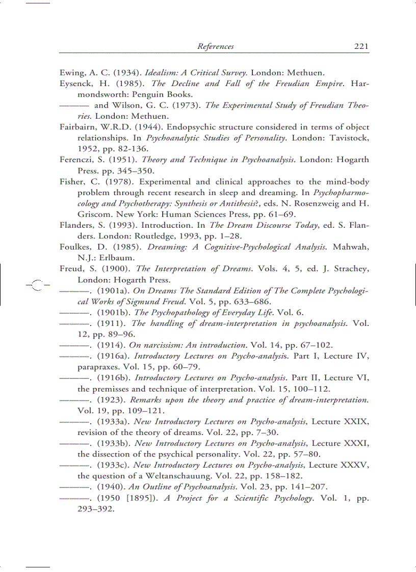 image for page The Meaning of the Dream in Psychoanalysis