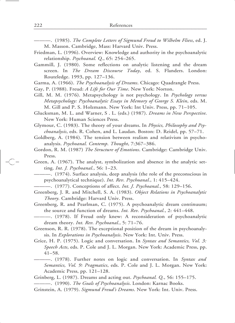 image for page The Meaning of the Dream in Psychoanalysis