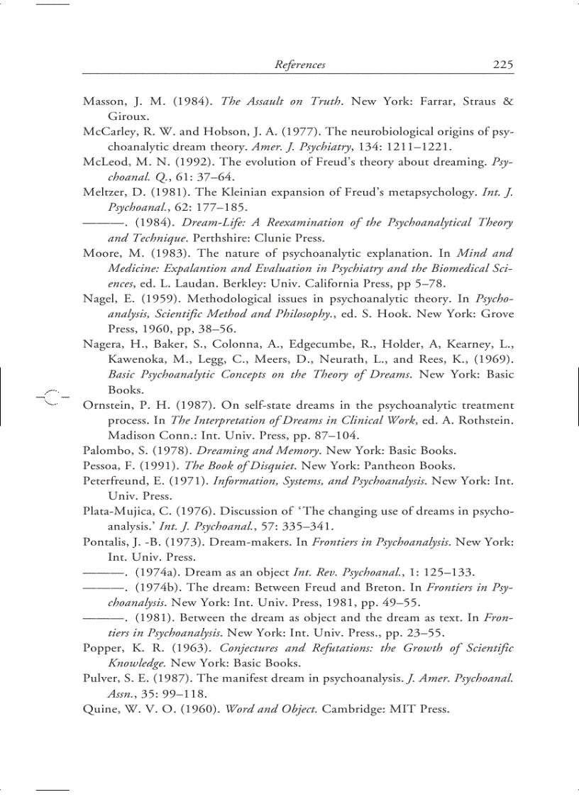 image for page The Meaning of the Dream in Psychoanalysis