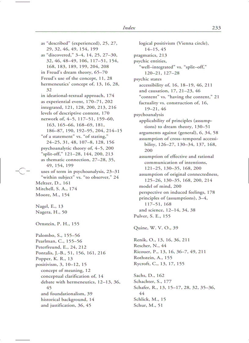 image for page The Meaning of the Dream in Psychoanalysis