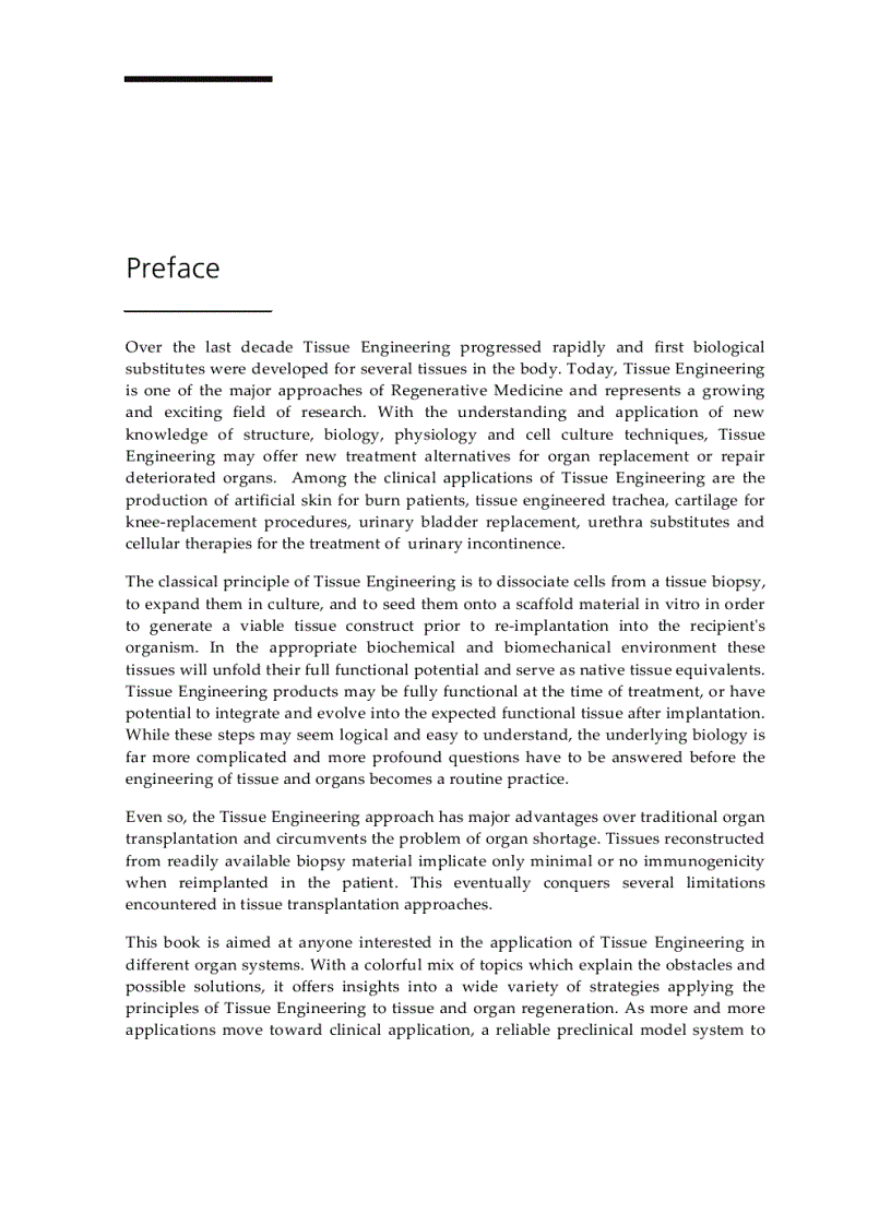 image for page Tissue Engineering for Tissue and Organ Regeneration