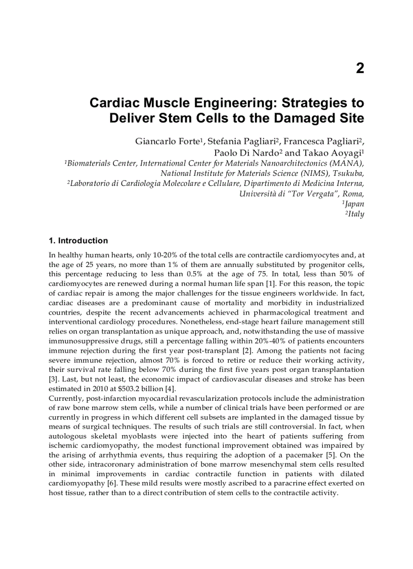 image for page Tissue Engineering for Tissue and Organ Regeneration