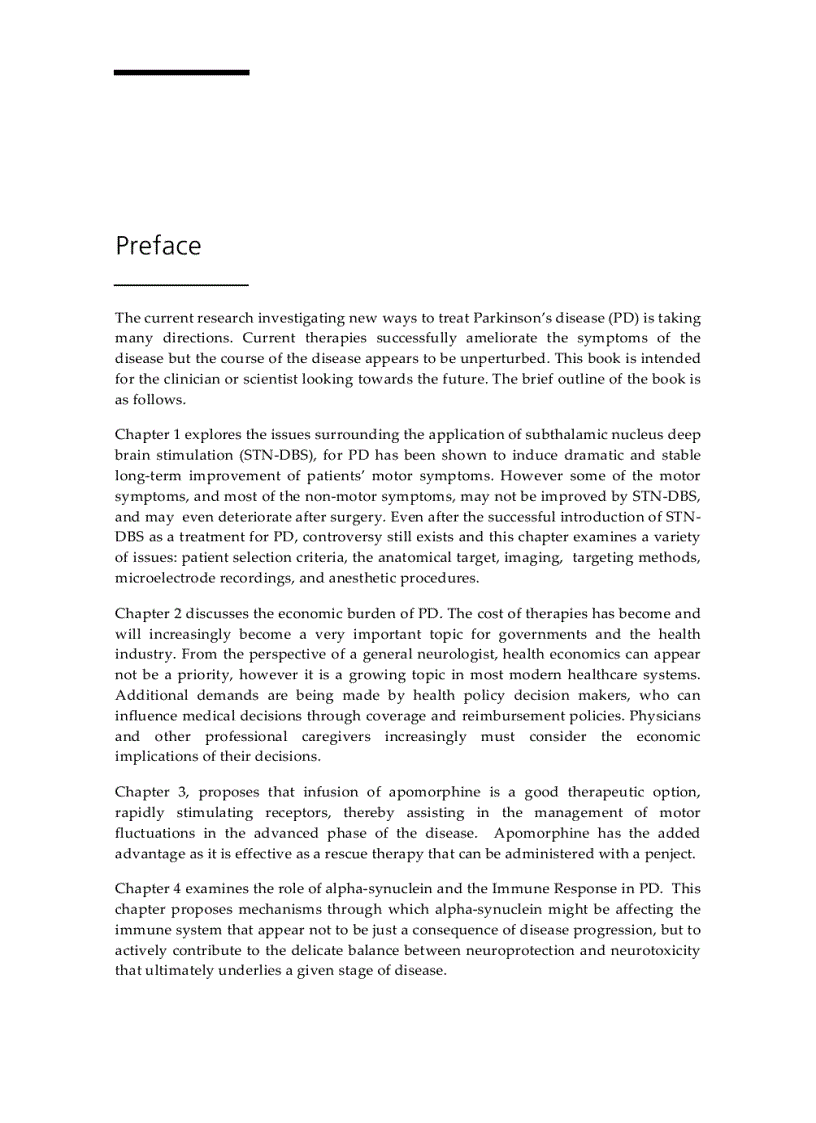 image for page Towards New Therapies for Parkinson s Disease