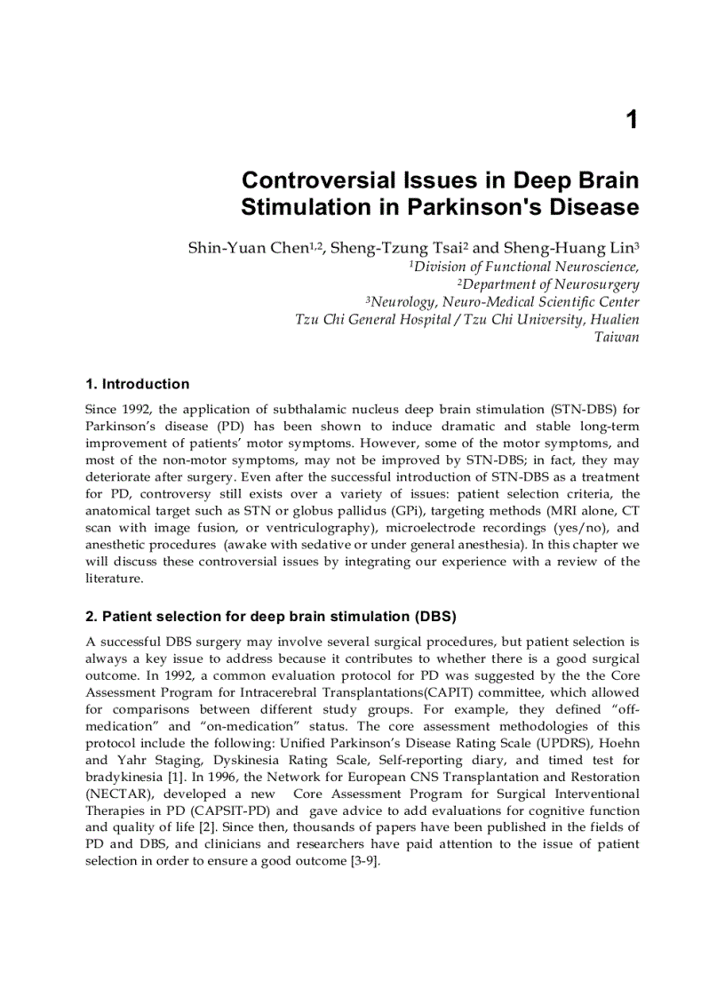 image for page Towards New Therapies for Parkinson s Disease