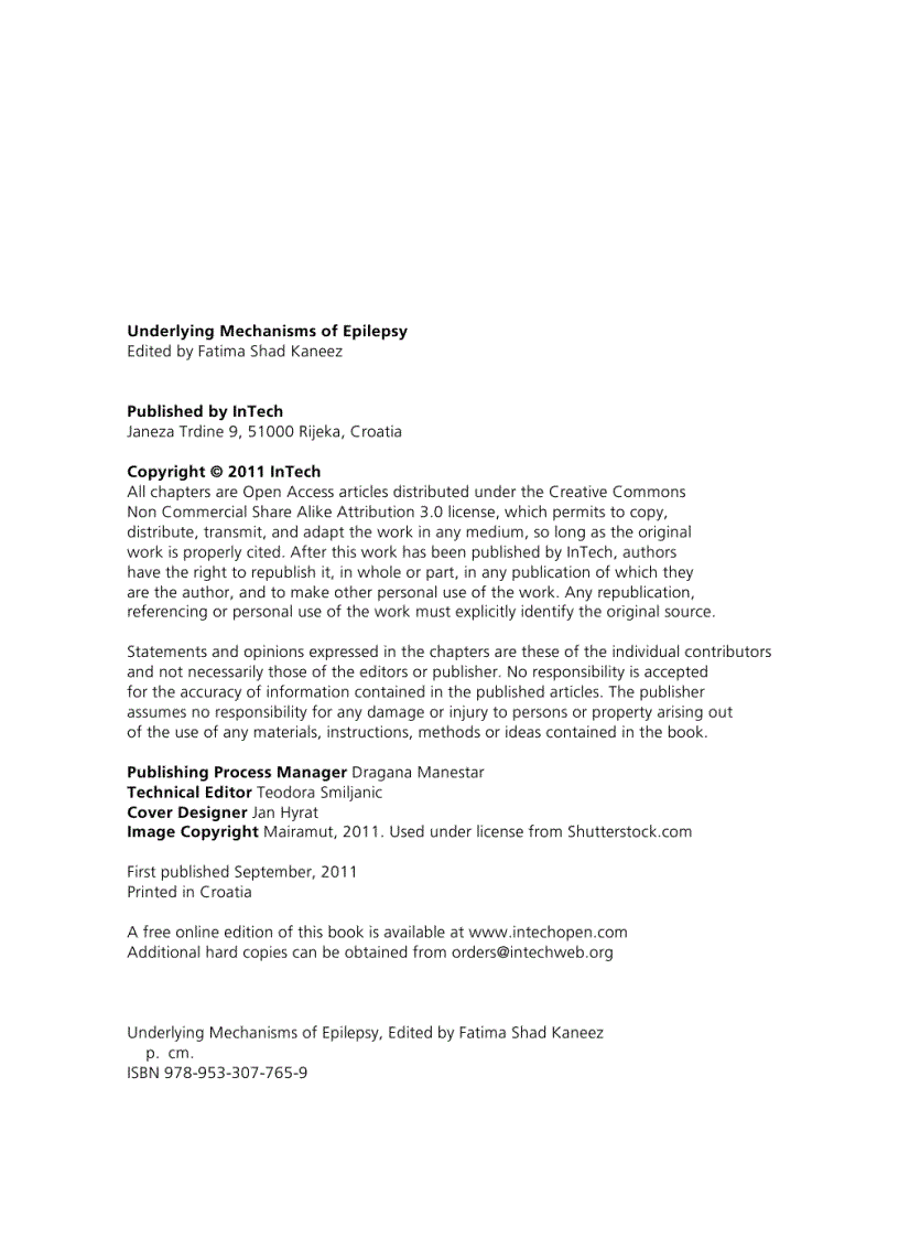 image for page Underlying Mechanisms of Epilepsy