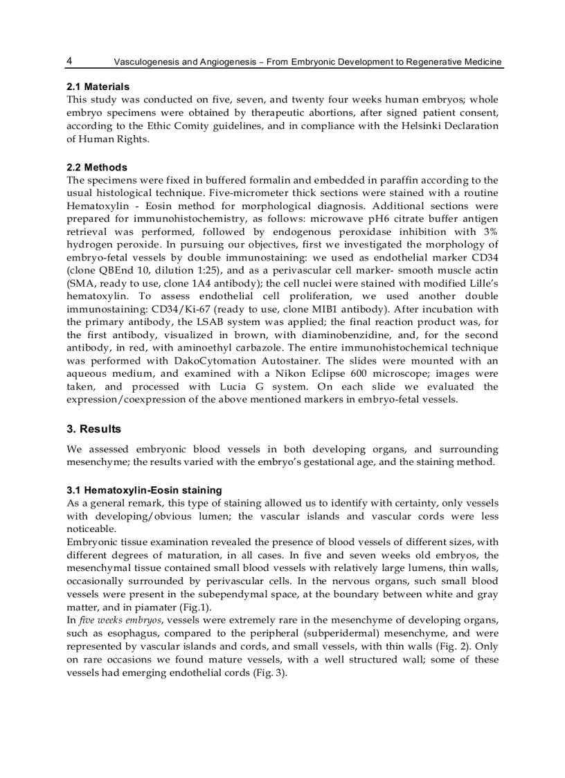 image for page Vasculogenesis and Angiogenesis from Embryonic Development to Regenerative Medicine