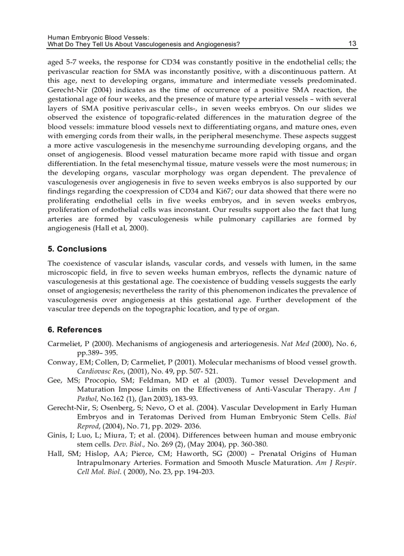image for page Vasculogenesis and Angiogenesis from Embryonic Development to Regenerative Medicine
