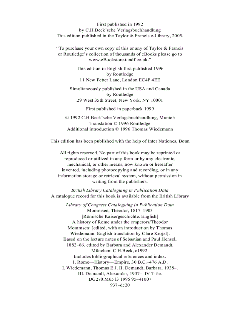 image for page A History of Rome Under the Emperors