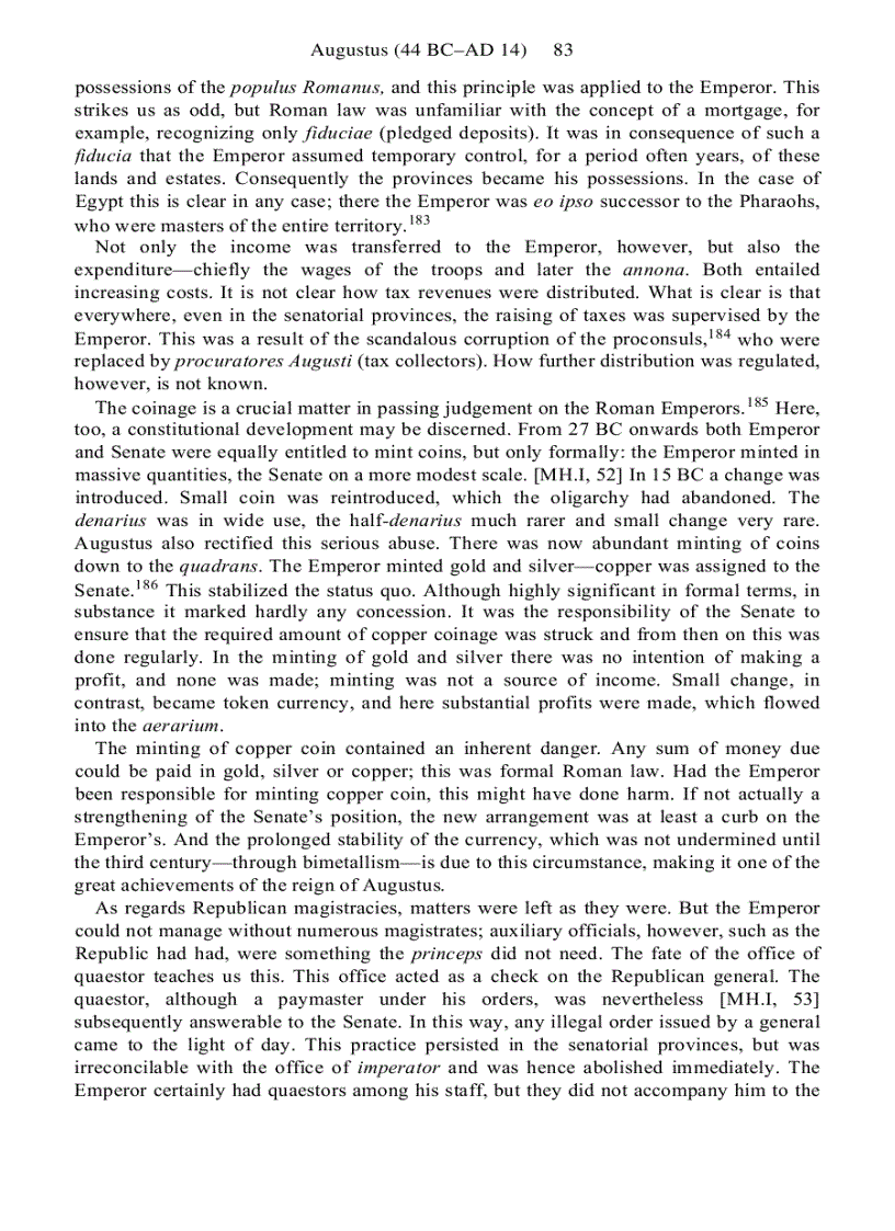 image for page A History of Rome Under the Emperors