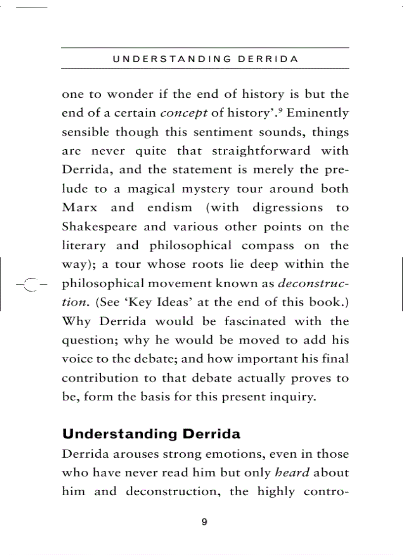 image for page Derrida and the End of History