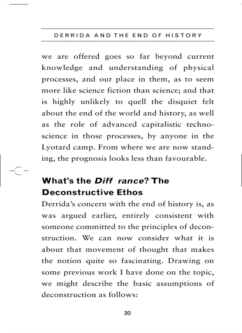 image for page Derrida and the End of History