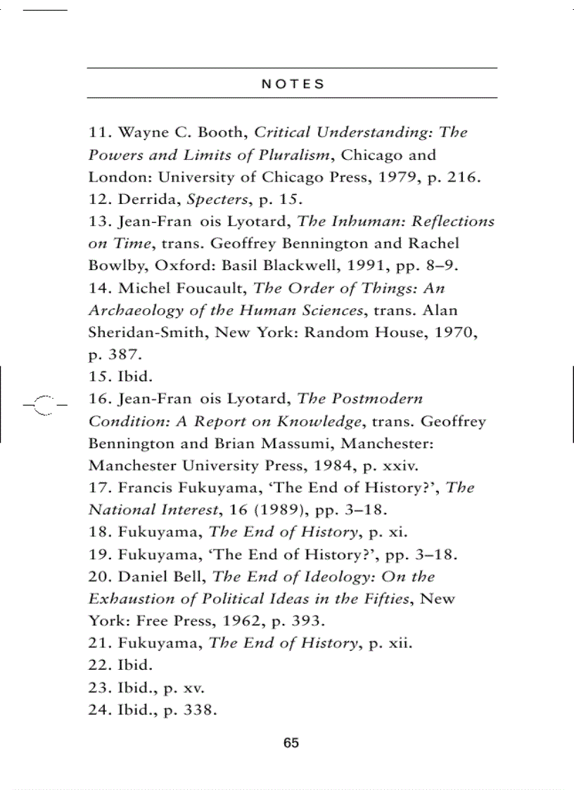 image for page Derrida and the End of History