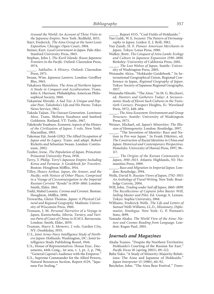 image for page Hokkaido a History of Ethnic Transition and Development