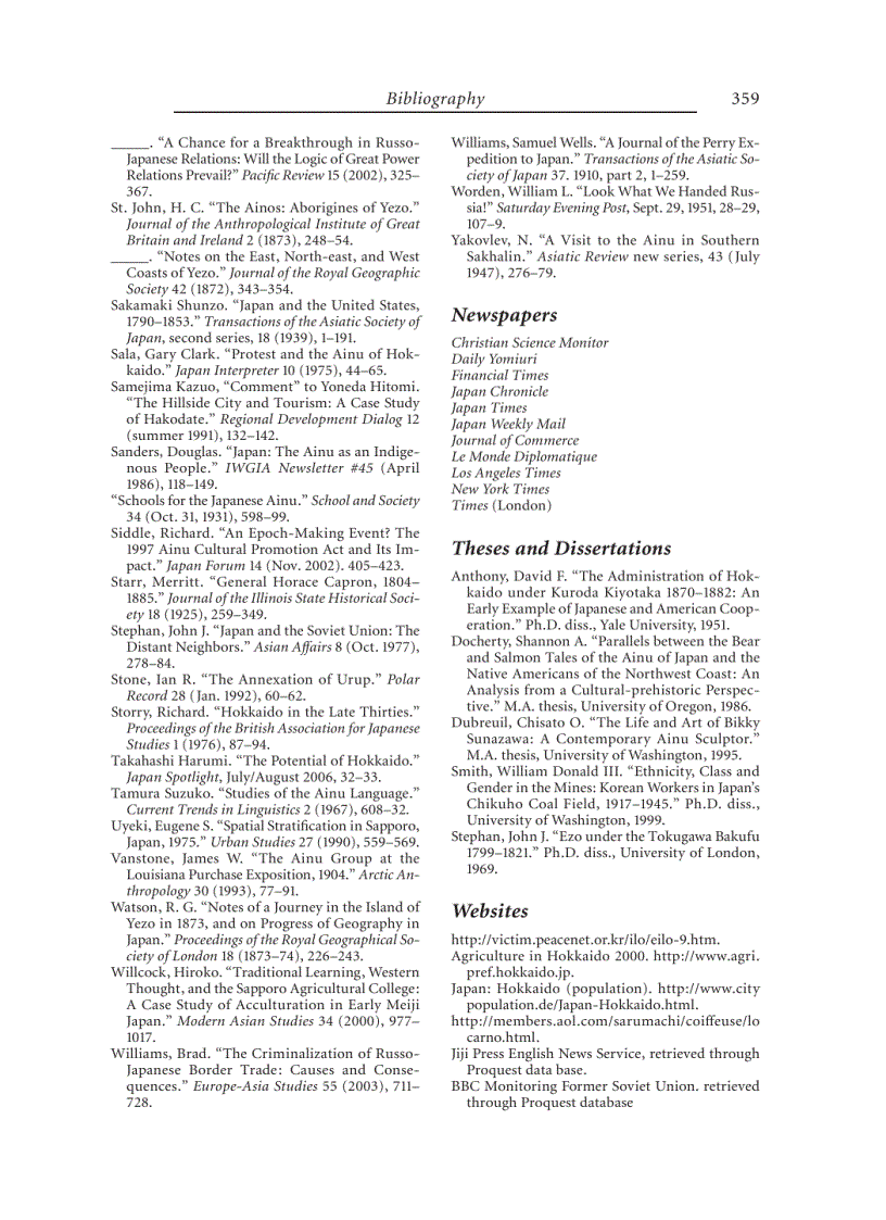 image for page Hokkaido a History of Ethnic Transition and Development