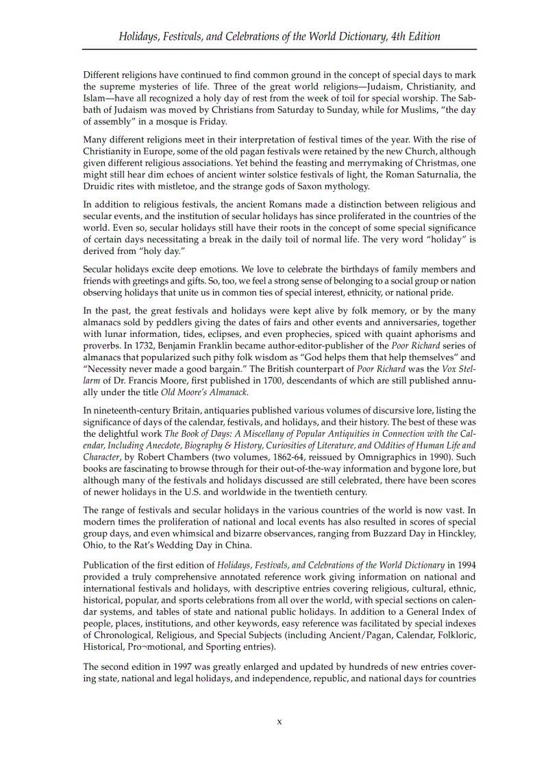 image for page Holidays