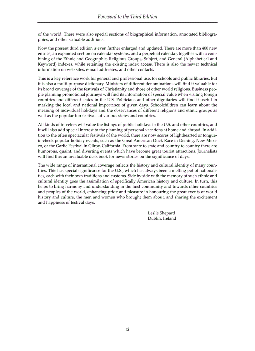 image for page Holidays