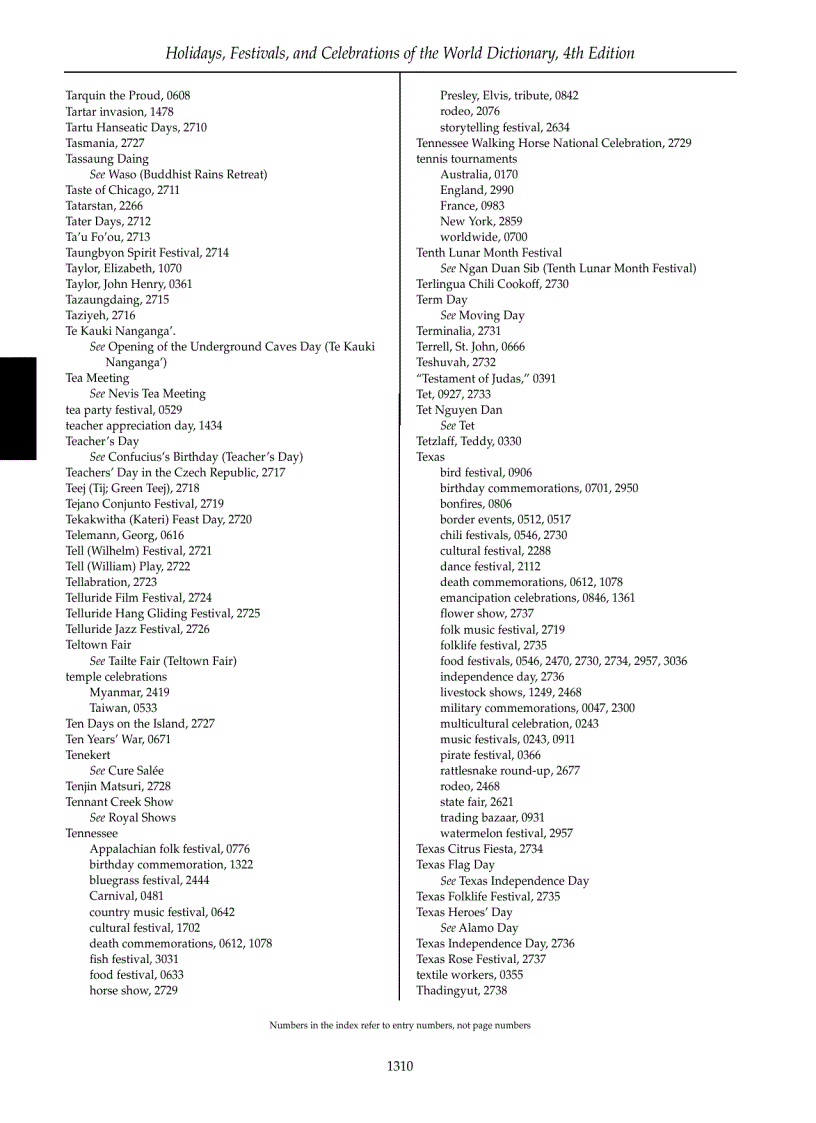 image for page Holidays