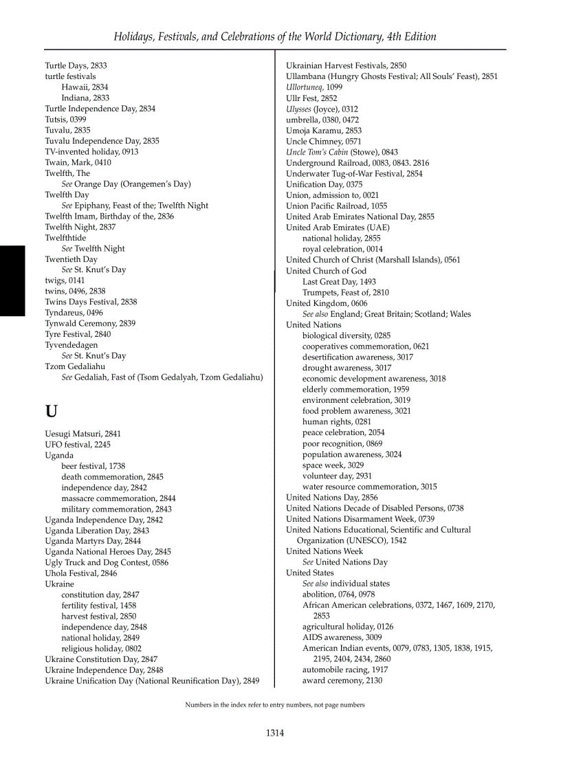 image for page Holidays