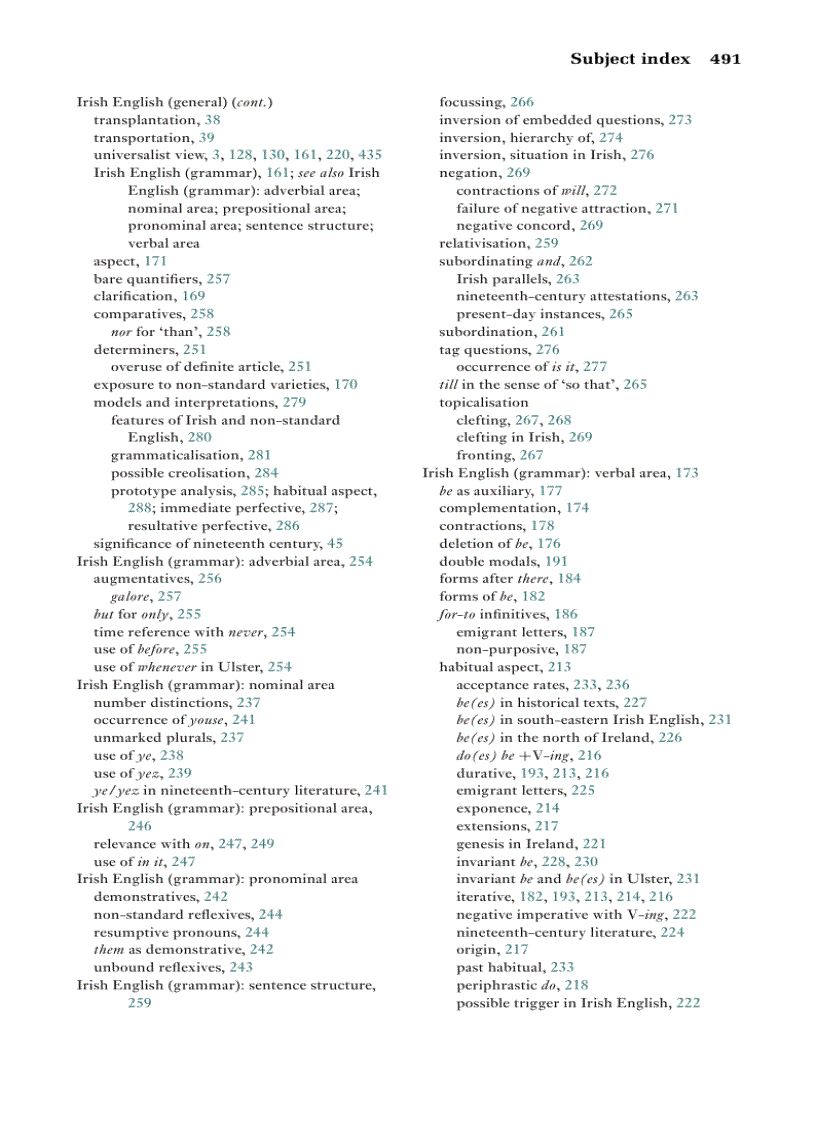 image for page Irish English History and Present Day Forms