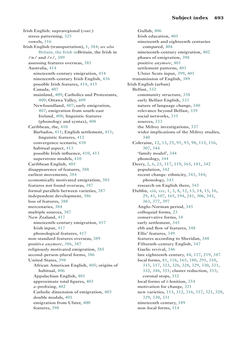 image for page Irish English History and Present Day Forms