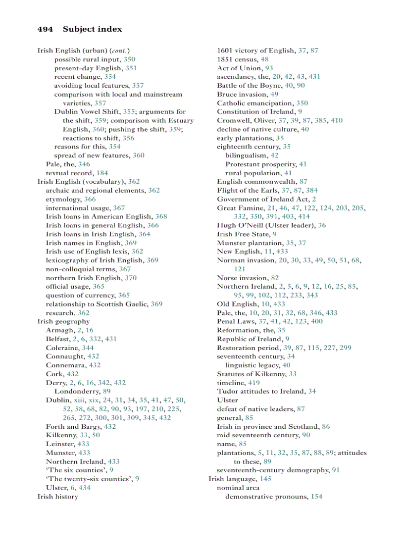 image for page Irish English History and Present Day Forms