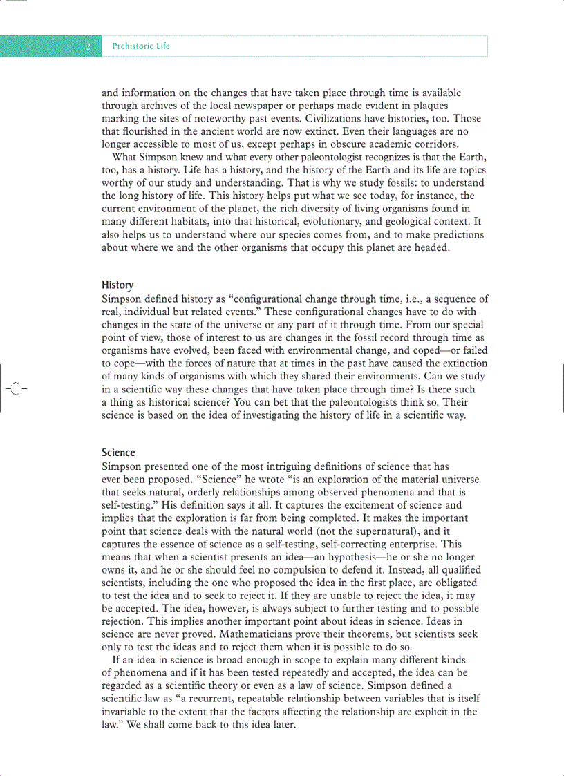 image for page Prehistoric Life Evolution and the Fossil Record