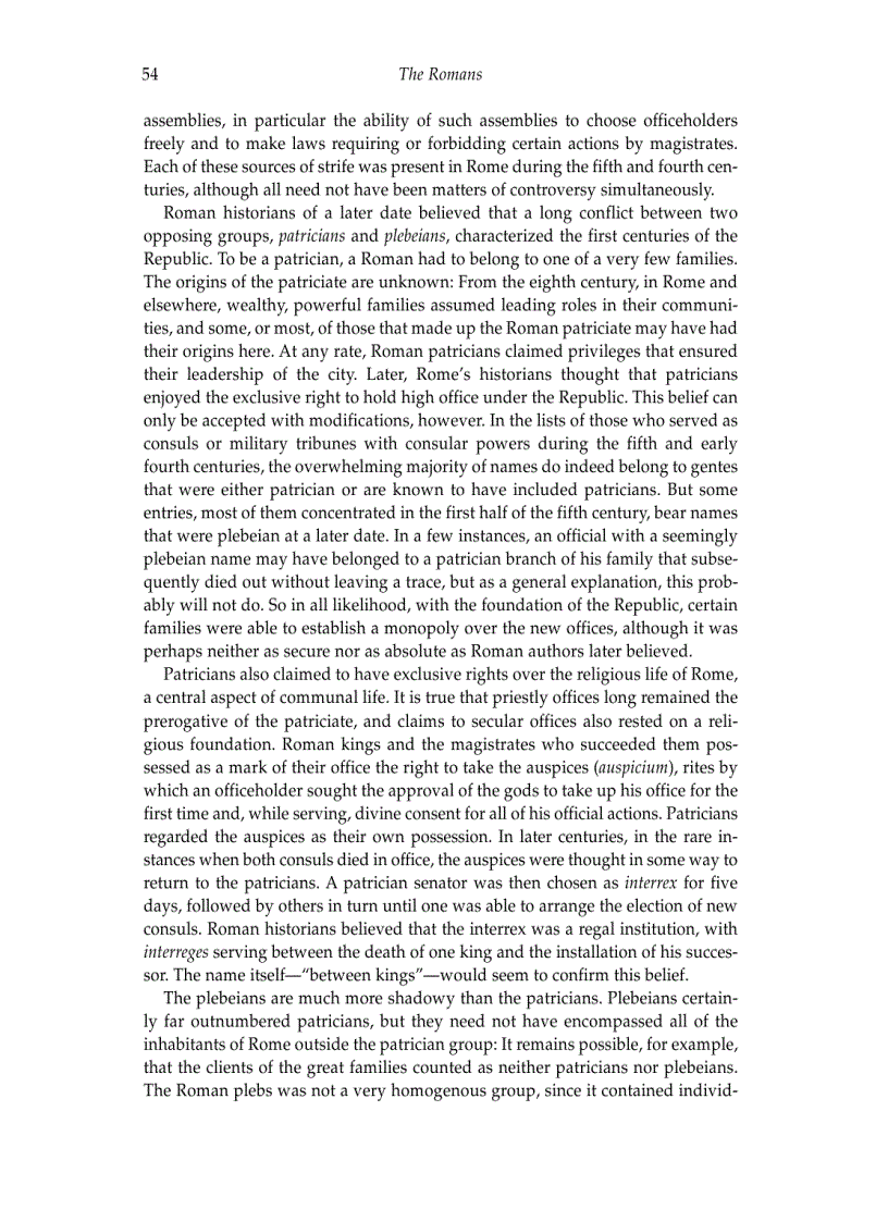 image for page The Romans From Village to Empire