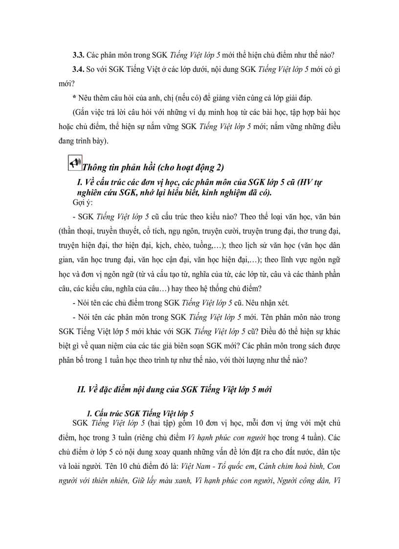 image for page Dạy học Lớp 5 theo chương trình tiểu học mới