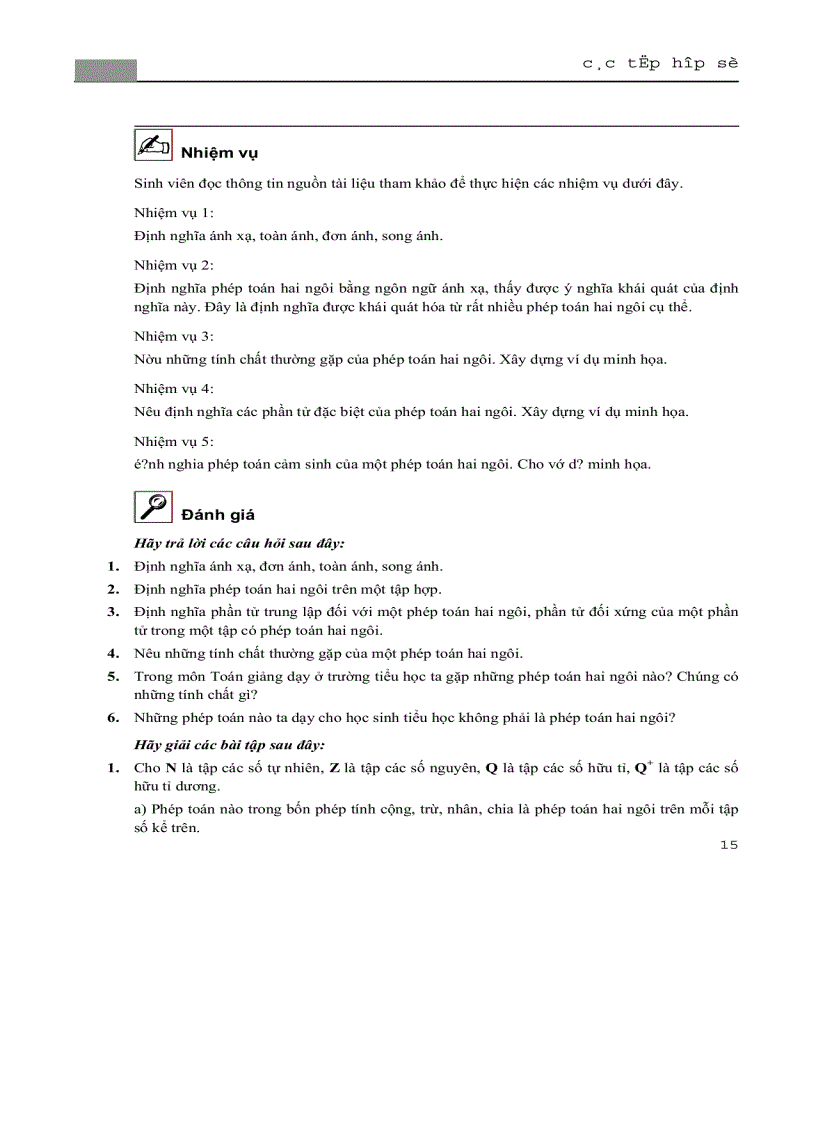 image for page Giáo trình Các Tập Hợp Số